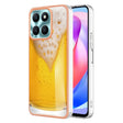 For Honor X6a Electroplating Marble Dual-side IMD Phone Case(Draft Beer) - Honor Cases by PMC TechLife | Online Shopping South Africa | PMC TechLife | Buy Now Pay Later Mobicred
