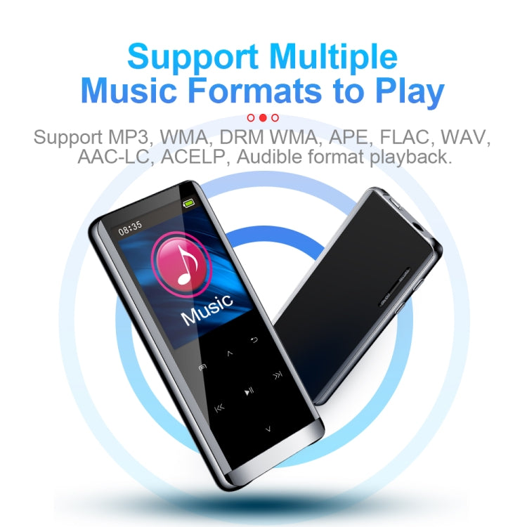 JNN M13 1.8 Inch LCD Screen Touch HiFi MP3 Player, Memory:32GB(With Bluetooth)