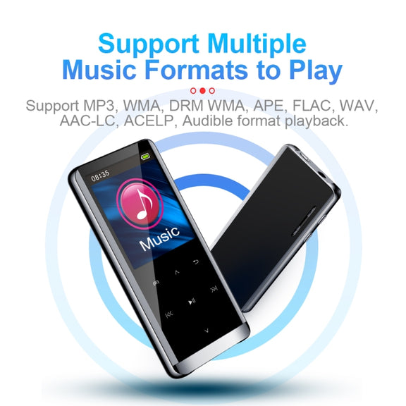 JNN M13 1.8 Inch LCD Screen Touch HiFi MP3 Player, Memory:64GB(With Bluetooth)
