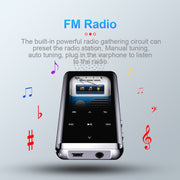 JNN M13 1.8 Inch LCD Screen Touch HiFi MP3 Player, Memory:4GB(Without Bluetooth)