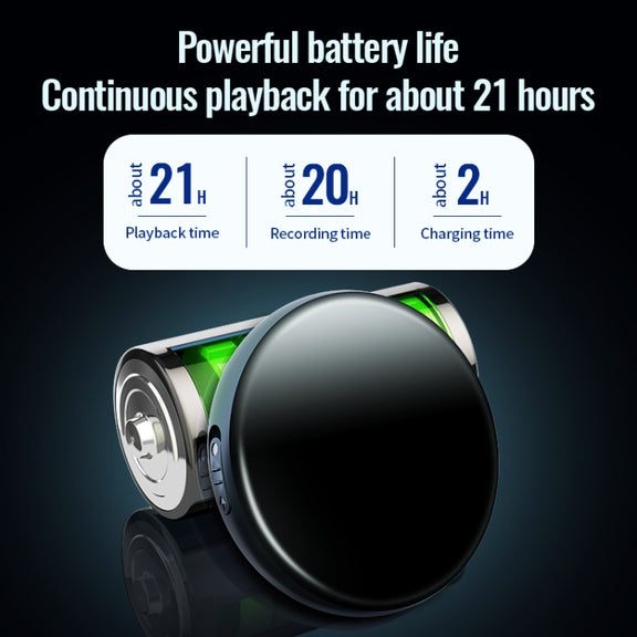 JNN M29 Portable Noise Reduction Smart Voice Control Magnetic Recorder, Memory:4GB