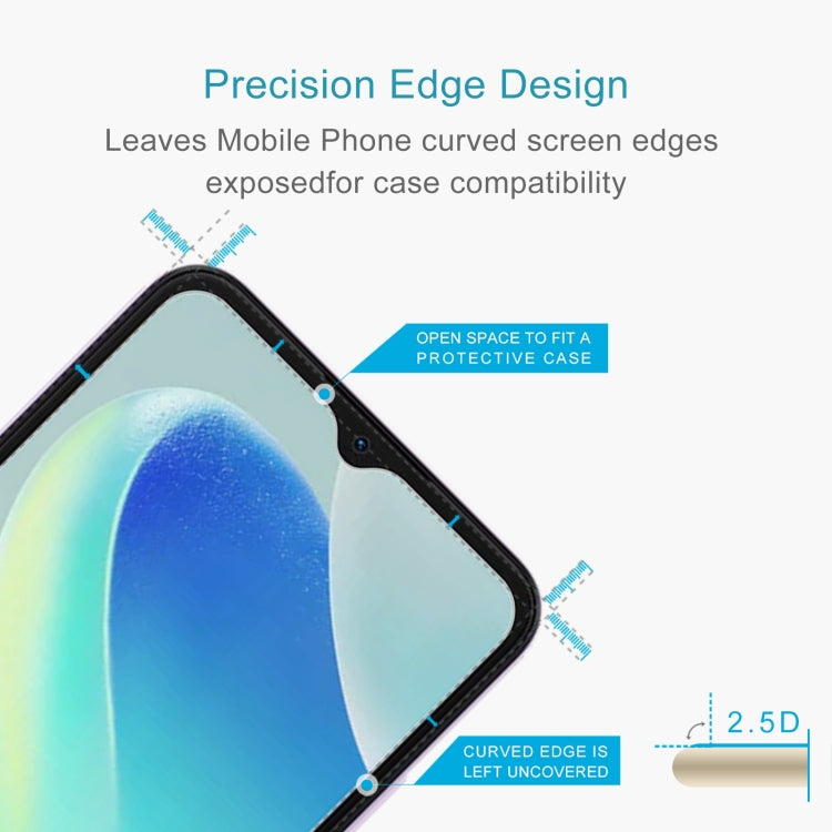 For Blackview Oscal Flat 1C 50pcs 0.26mm 9H 2.5D Tempered Glass Film