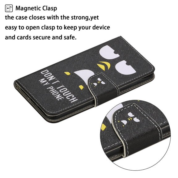 For iPhone 16 Pro 3D Colored Drawing Flip Leather Phone Case(Penguins)