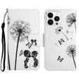 For iPhone 16 Pro 3D Colored Drawing Flip Leather Phone Case(Dandelions) - iPhone 16 Pro Cases by PMC TechLife | Online Shopping South Africa | PMC TechLife | Buy Now Pay Later Mobicred