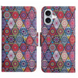 For iPhone 16 Plus 3D Colored Drawing Flip Leather Phone Case(Kaleidoscope) - iPhone 16 Plus Cases by PMC TechLife | Online Shopping South Africa | PMC TechLife | Buy Now Pay Later Mobicred