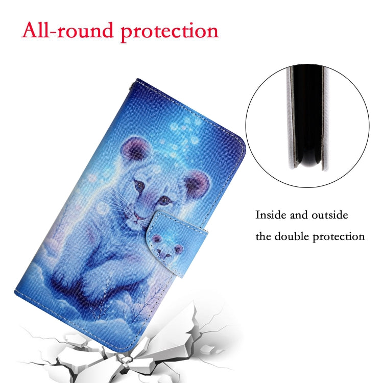 For iPhone 16 Plus 3D Colored Drawing Flip Leather Phone Case(Leopard)