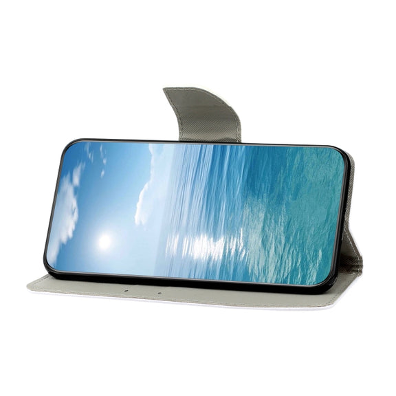 For iPhone 16 3D Colored Drawing Flip Leather Phone Case(Penguins)