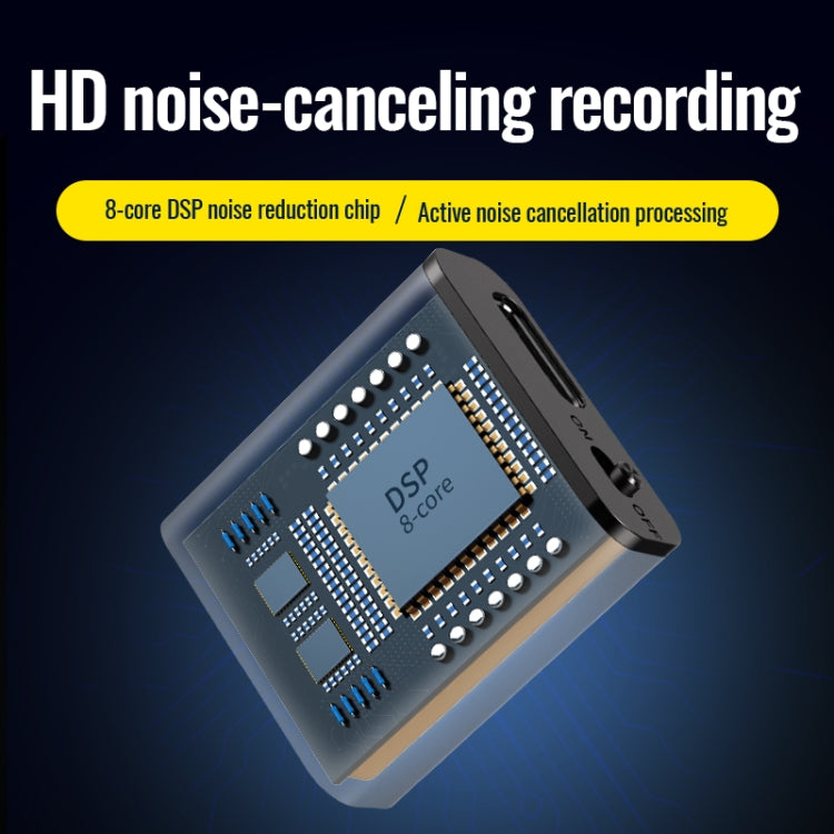 JNN Q8 Portable HD Noise Reduction Smart Voice Recorder, Memory:4GB