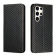 For Samsung Galaxy S24 Ultra 5G Carbon Fiber Texture Flip Holder Leather Phone Case(Black) - Galaxy S24 Ultra 5G Cases by PMC TechLife | Online Shopping South Africa | PMC TechLife