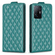 For Xiaomi Mi 11T / 11T Pro Diamond Lattice Vertical Flip Leather Phone Case(Green) - Xiaomi Cases by PMC TechLife | Online Shopping South Africa | PMC TechLife | Buy Now Pay Later Mobicred