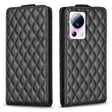 For Xiaomi 13 Lite / Civi 2 Diamond Lattice Vertical Flip Leather Phone Case(Black) - 13 Lite Cases by PMC TechLife | Online Shopping South Africa | PMC TechLife | Buy Now Pay Later Mobicred