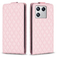 For Xiaomi 13 Diamond Lattice Vertical Flip Leather Phone Case(Pink) - 13 Cases by PMC TechLife | Online Shopping South Africa | PMC TechLife | Buy Now Pay Later Mobicred