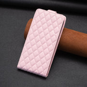 For Xiaomi 13 Diamond Lattice Vertical Flip Leather Phone Case(Pink)