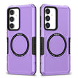 For Samsung Galaxy S23 FE MagSafe Shockproof Armor Phone Case(Purple) - Galaxy S23 5G Cases by PMC TechLife | Online Shopping South Africa | PMC TechLife