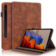 For Samsung Galaxy Tab S8 / S7 Life Tree Series Horizontal Flip Leather Tablet Case(Brown) - Galaxy Tab S8 Cases by PMC Jewellery | Online Shopping South Africa | PMC Jewellery | Buy Now Pay Later Mobicred