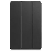 For Huawei MatePad 11.5 2023 Custer Texture 3-Fold Holder Leather Tablet Case(Black)