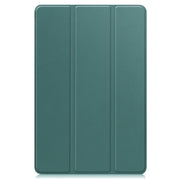 For Huawei MatePad 11.5 2023 Custer Texture 3-Fold Holder Leather Tablet Case(Green)
