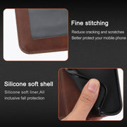 For iPhone 16 Pro Embossed Happy Cat Pattern Flip Leather Phone Case(Brown)