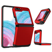 For Samsung Galaxy Z Flip5 SGP Armor 2 in 1 Color Contrast TPU Hybrid PC Phone Case(Red)
