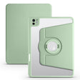 For iPad Pro 11 2024 Acrylic 360 Rotation Detachable Leather Tablet Case(Green) - iPad Pro 11 2024 Cases by PMC TechLife | Online Shopping South Africa | PMC TechLife | Buy Now Pay Later Mobicred