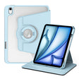 For iPad Air 13 2024 Acrylic 360 Rotation Detachable Leather Tablet Case(Ice Blue) - iPad Air 13 2024 Cases by PMC TechLife | Online Shopping South Africa | PMC TechLife | Buy Now Pay Later Mobicred