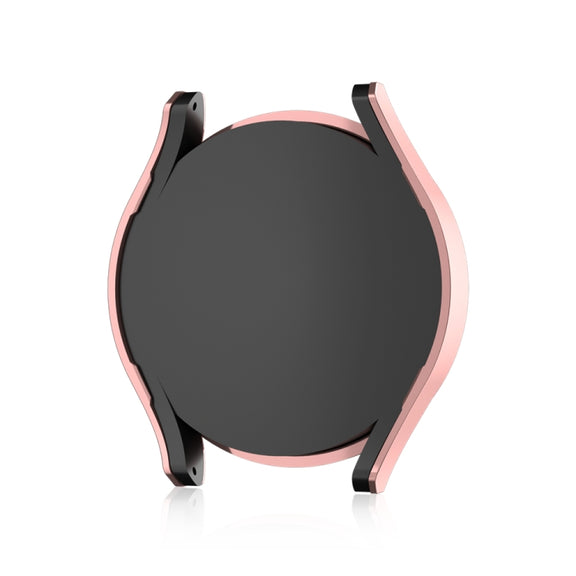 For Samsung Galaxy Watch 6 40mm Diamond Hollow PC Watch Protective Case(Pink)