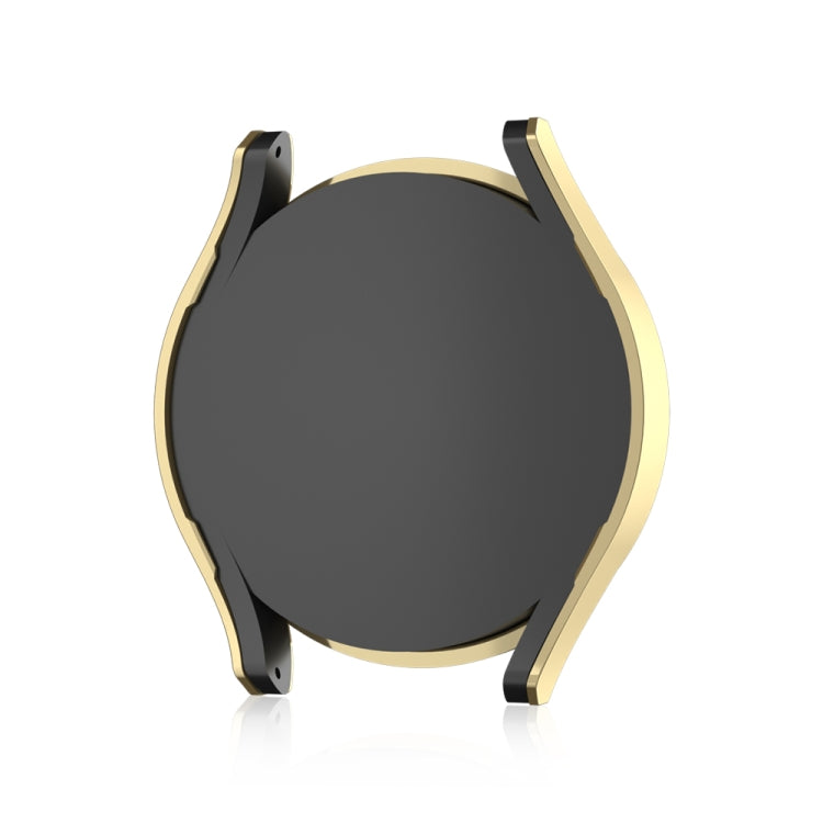 For Samsung Galaxy Watch 6 40mm Diamond Hollow PC Watch Protective Case(Gold)