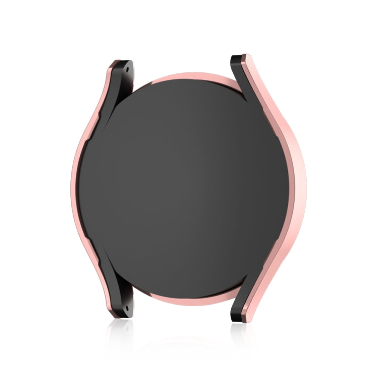 For Samsung Galaxy Watch 6 44mm Diamond Hollow PC Watch Protective Case(Pink)