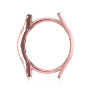 For Samsung Galaxy Watch 6 44mm Diamond Hollow PC Watch Protective Case(Pink)