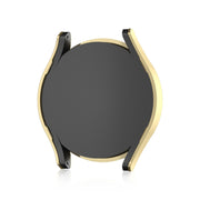 For Samsung Galaxy Watch 6 44mm Diamond Hollow PC Watch Protective Case(Gold)