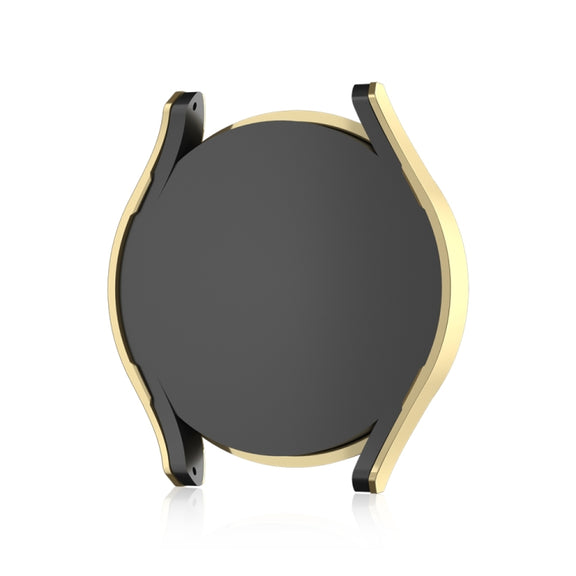 For Samsung Galaxy Watch 6 44mm Diamond Hollow PC Watch Protective Case(Gold)