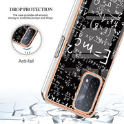 For OPPO A74 / A93 5G / A54 5G / A93s 5G Electroplating Marble Dual-side IMD Phone Case(Equation)