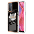 For OPPO A74 / A93 5G / A54 5G / A93s 5G Electroplating Marble Dual-side IMD Phone Case(Natural Growth) - OPPO Cases by PMC TechLife | Online Shopping South Africa | PMC TechLife | Buy Now Pay Later Mobicred