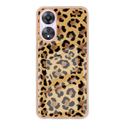 For OPPO A78 / A58 Electroplating Marble Dual-side IMD Phone Case(Leopard Print)
