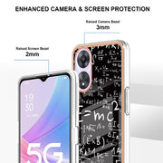 For OPPO A78 / A58 Electroplating Marble Dual-side IMD Phone Case(Equation)