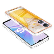 For OPPO A78 / A58 Electroplating Marble Dual-side IMD Phone Case(Draft Beer)
