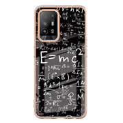 For OPPO A94 5G / A95 5G Electroplating Marble Dual-side IMD Phone Case(Equation)