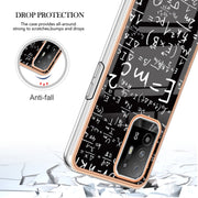 For OPPO A94 5G / A95 5G Electroplating Marble Dual-side IMD Phone Case(Equation)