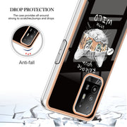 For OPPO A94 5G / A95 5G Electroplating Marble Dual-side IMD Phone Case(Natural Growth)