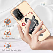 For OPPO A94 5G / A95 5G Electroplating Marble Dual-side IMD Phone Case(Lucky Dog)