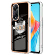 For OPPO A98 Electroplating Marble Dual-side IMD Phone Case(Natural Growth) - OPPO Cases by PMC TechLife | Online Shopping South Africa | PMC TechLife | Buy Now Pay Later Mobicred