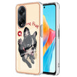 For OPPO A98 Electroplating Marble Dual-side IMD Phone Case(Lucky Dog) - OPPO Cases by PMC TechLife | Online Shopping South Africa | PMC TechLife | Buy Now Pay Later Mobicred