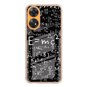 For OPPO Reno8 T 4G Electroplating Marble Dual-side IMD Phone Case(Equation)