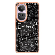For OPPO Reno10 Pro 5G Global Electroplating Marble Dual-side IMD Phone Case(Equation)