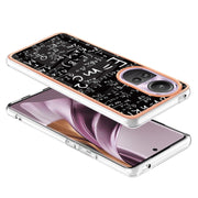 For OPPO Reno10 Pro 5G Global Electroplating Marble Dual-side IMD Phone Case(Equation)