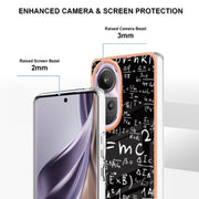 For OPPO Reno10 Pro 5G Global Electroplating Marble Dual-side IMD Phone Case(Equation)