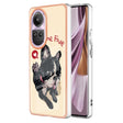 For OPPO Reno10 Pro 5G Global Electroplating Marble Dual-side IMD Phone Case(Lucky Dog) - OPPO Cases by PMC TechLife | Online Shopping South Africa | PMC TechLife | Buy Now Pay Later Mobicred