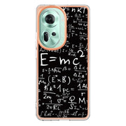 For OPPO Reno11 5G Global Electroplating Marble Dual-side IMD Phone Case(Equation)