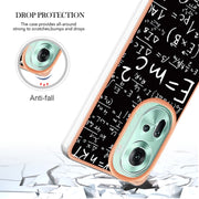 For OPPO Reno11 5G Global Electroplating Marble Dual-side IMD Phone Case(Equation)