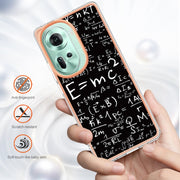 For OPPO Reno11 5G Global Electroplating Marble Dual-side IMD Phone Case(Equation)